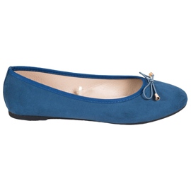 SHELOVET Lässige Ballerinas blau