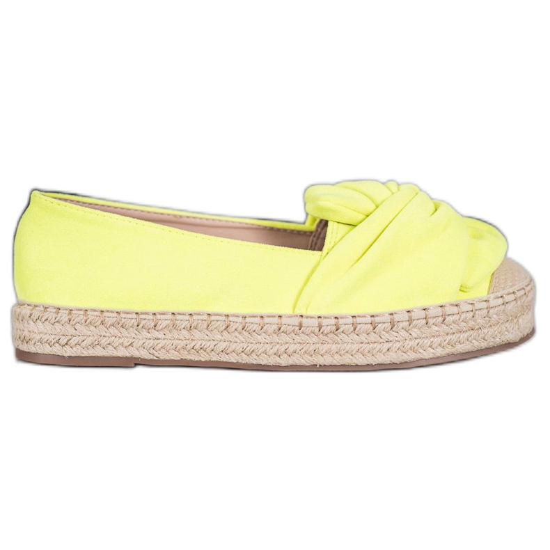 Seastar Wildleder-Espadrilles auf der Plattform gelb