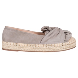 Seastar Wildleder-Espadrilles auf der Plattform beige