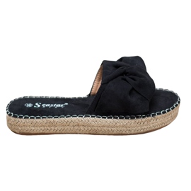 Seastar Espadrilles aus Wildleder schwarz