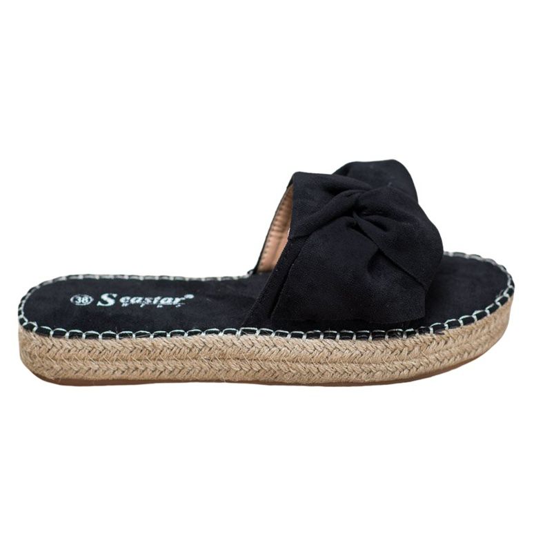 Seastar Espadrilles aus Wildleder schwarz