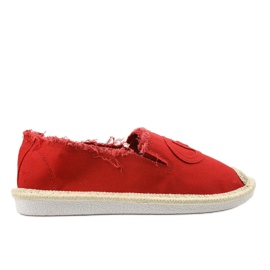 Rote Slip-On-Espadrilles NB273P-9