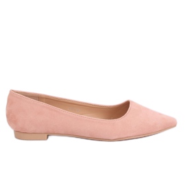 Rosa spitze Ballerinas A822 Pink II Qualität