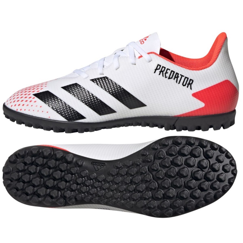 Adidas Predator 20.4 Tf M EG0925 Fußballschuhe rot weiß