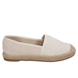 Beige-beige Espadrilles für Damen BB29