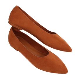 Kamelballerinas für Damen NK19P Camel braun