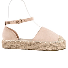 Seastar Beige Espadrilles auf der Plattform