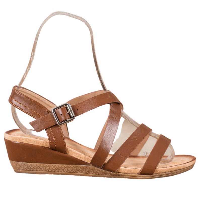 Mannika Lässige Keilschuhe braun