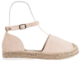 Seastar Wildleder-Espadrilles mit Schnalle braun