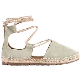 Seastar Wildleder-Espadrilles mit Bindung grün
