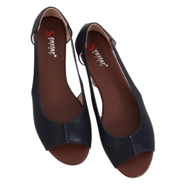 Offene Schuhe marineblau NH-23P DK.BLUE