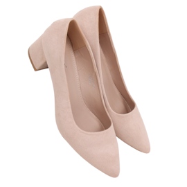 Pumps mit niedrigem Absatz beige CC210P Beige