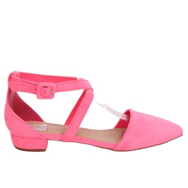 Neon-Ballerinas mit Cut-Outs LL-213P Fushia rosa