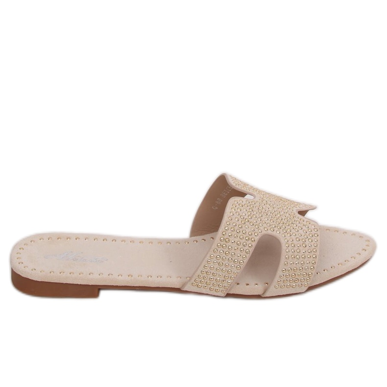 Beige Hausschuhe für Damen Q-88 Beige