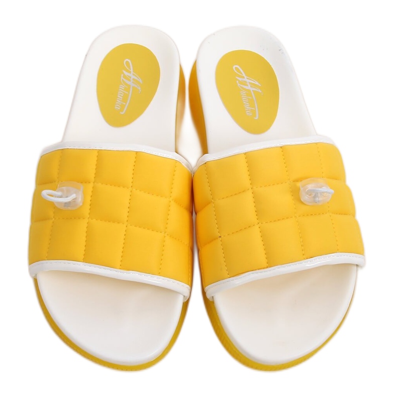 Gelbe Damenhausschuhe G-338 Gelb