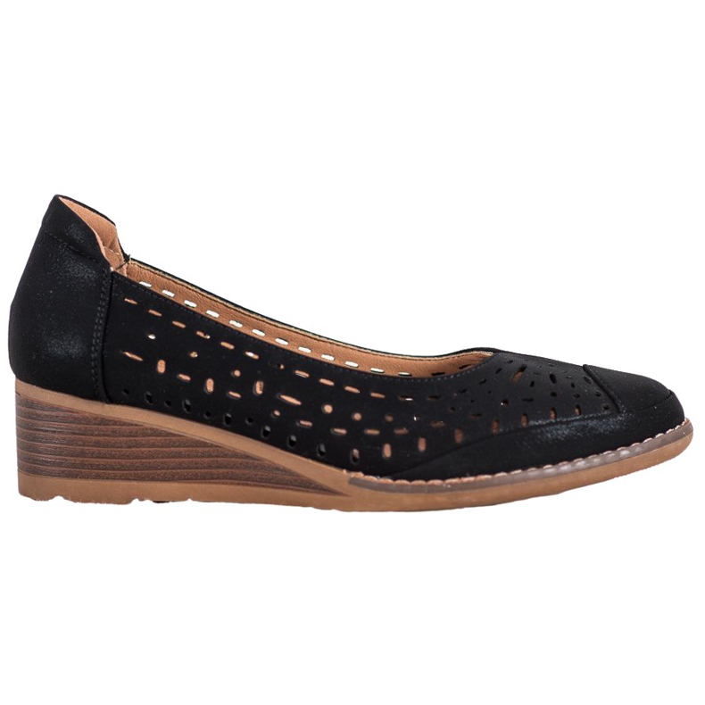 Pumps am VINCEZA Keil schwarz