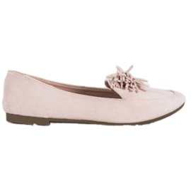 Nio Nio Loafer mit Fransen beige