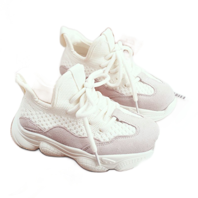 Christmas Fish Kinder Sportschuhe Schnürung Wildleder Weiß Volema