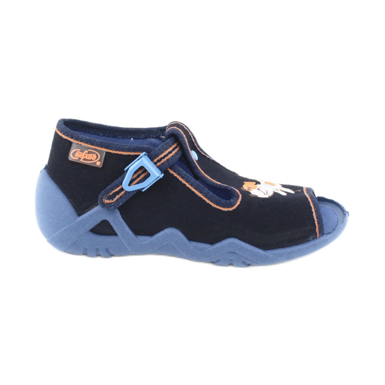 Befado Kinderschuhe 217P105 navy blau orange