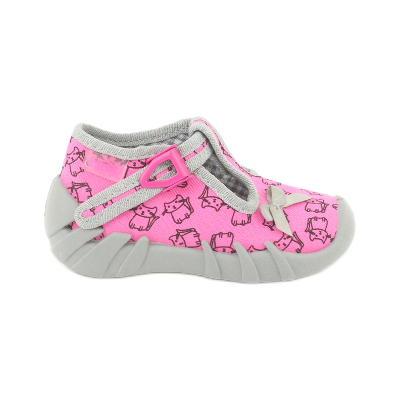 Befado Kinderschuhe 110P376 rosa grau