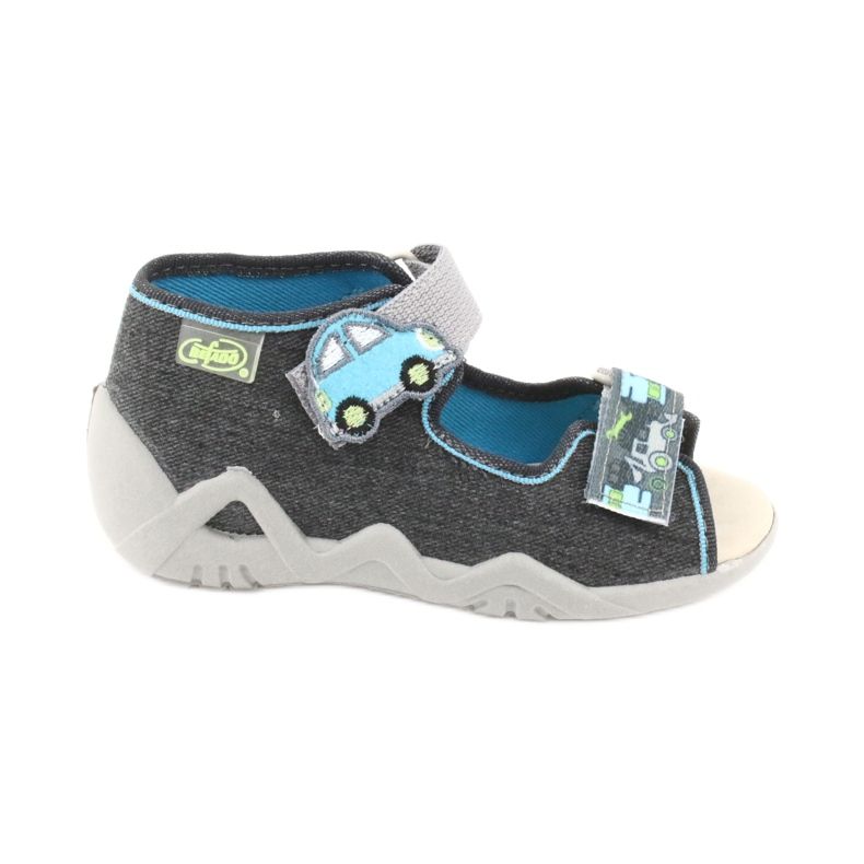 Befado gelbe Kinderschuhe 350P012 grau