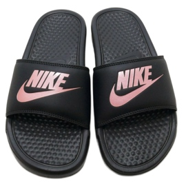 Nike Benassi Just Do It W 343881-007 schwarz rosa