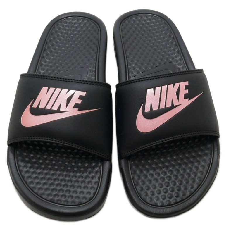 Nike Benassi Just Do It W 343881-007 schwarz rosa