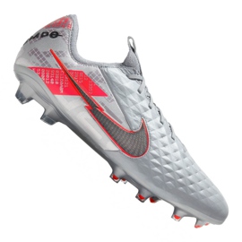 Nike Legend 8 Elite Fg M CW0518-906 Fußballschuhe grau silber-