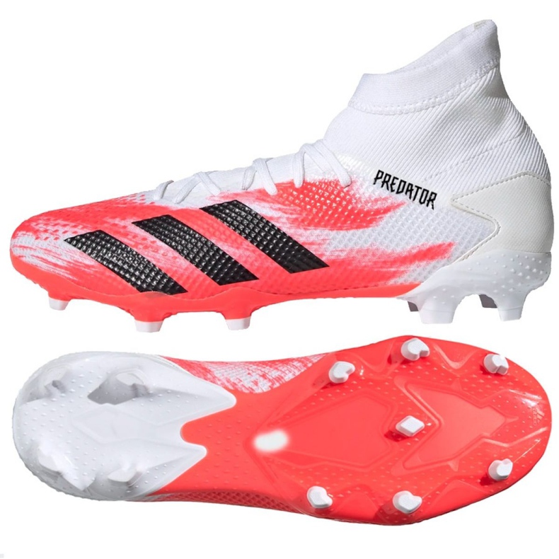 Adidas Predator 20.3 Fg M EG0910 Fußballschuhe mehrfarbig weiß