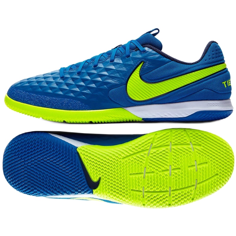 Hallenschuhe Nike Tiempo Legend 8 Pro Ic M AT6134-474 mehrfarbig blau