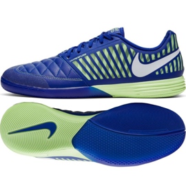 Hallenschuhe Nike Lunargato Ii Ic M 580456-474 mehrfarbig blau