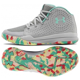 Under Armour Gs Jet 2019 Jr. 3022121-102 mehrfarbig grau