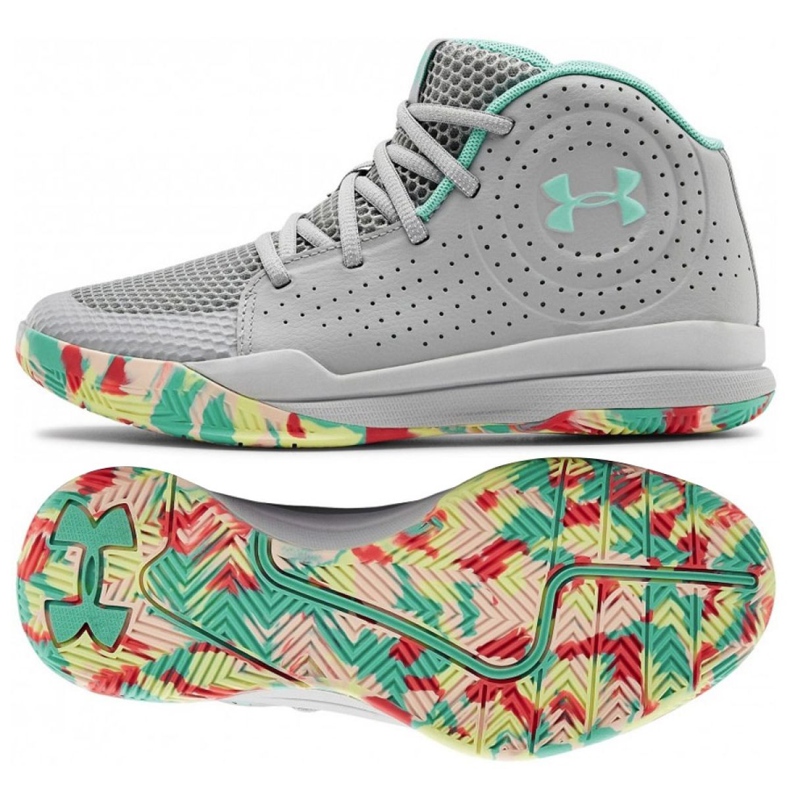 Under Armour Gs Jet 2019 Jr. 3022121-102 mehrfarbig grau