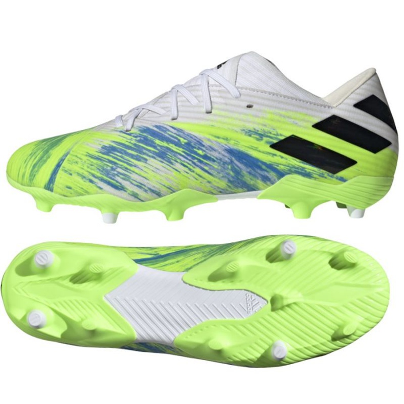 Adidas Nemeziz 19.2 Fg M EG7220 Fußballschuhe mehrfarbig grün