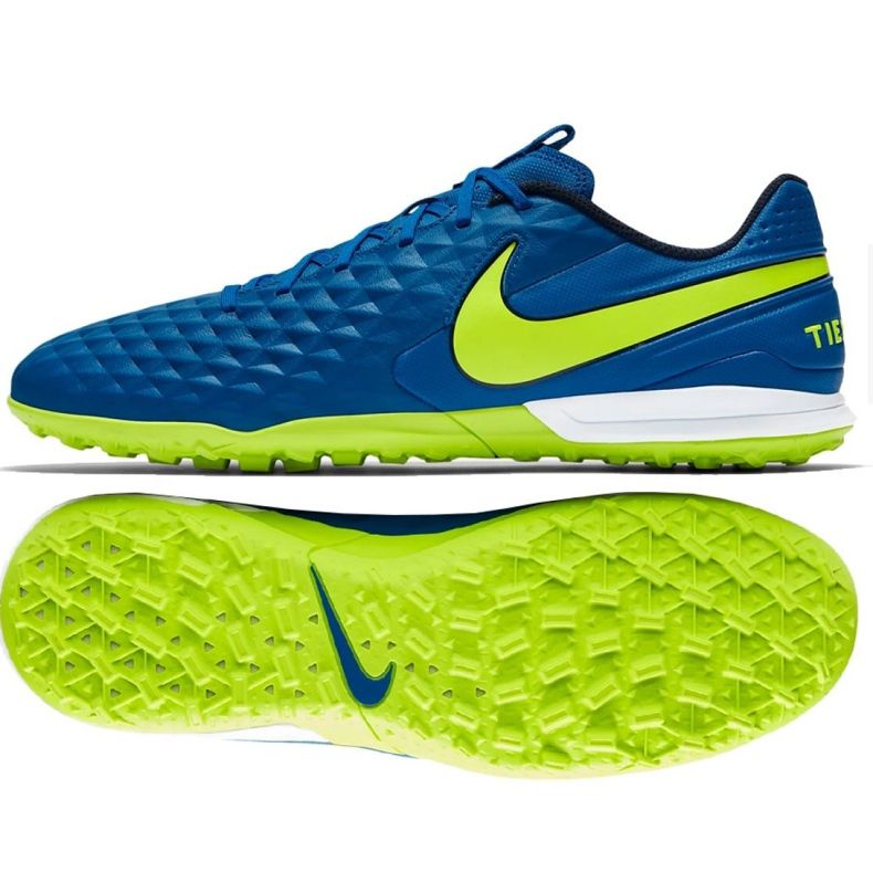 Nike Tiempo Legend 8 Academy Tf M AT6100-474 Fußballschuh blau blau