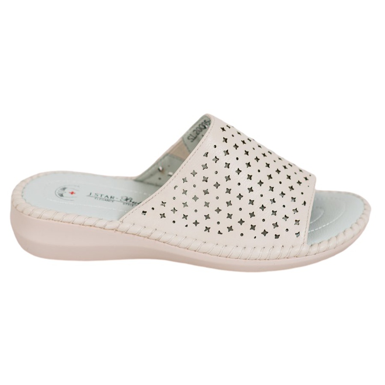 J. Star Leichte bequeme Hausschuhe braun