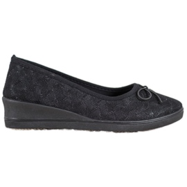 Evento Vinceza Glitzerpumps schwarz