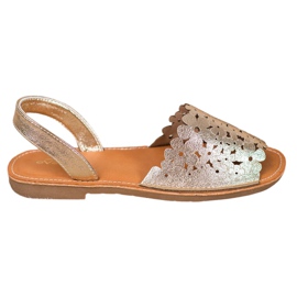 Evento Goldene Sandalen zum Hineinschlüpfen