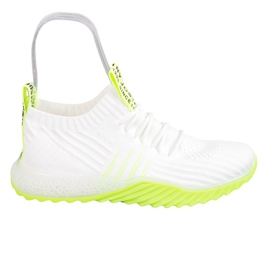 Evento Sneakers mit Neonsohle weiß