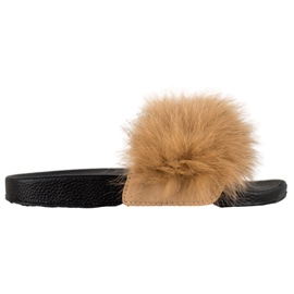 Seastar Hausschuhe mit Fell braun