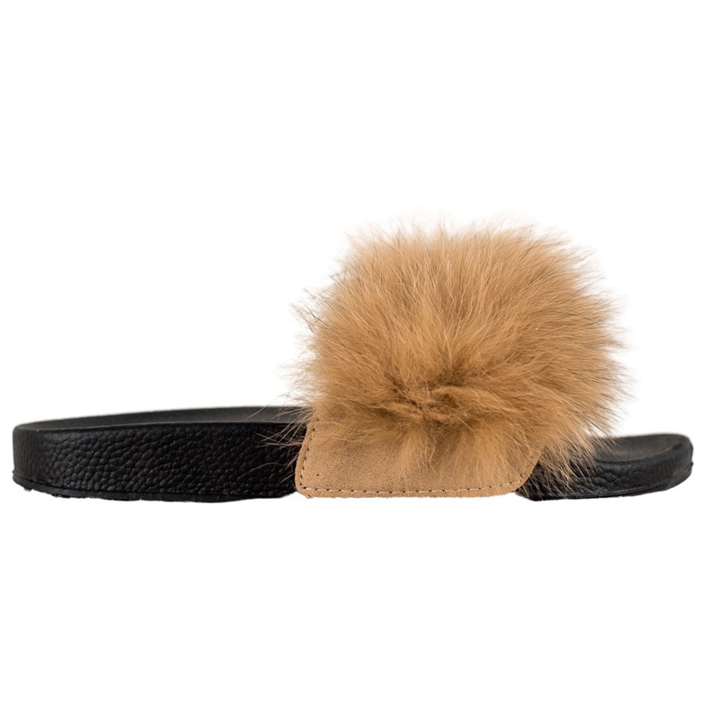 Seastar Hausschuhe mit Fell braun