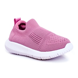 Apawwa Sport Kinderschuhe Slip-On Rosa Eltros