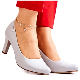 Damenpumps Sergio Leone Mattgrau Orsola