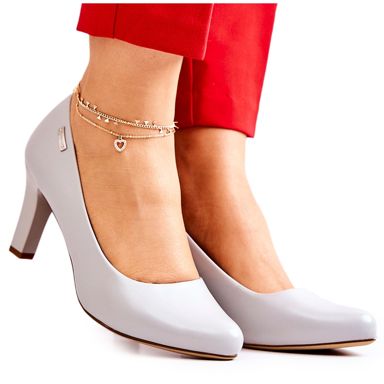 Damenpumps Sergio Leone Mattgrau Orsola