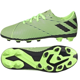 Die adidas Nemziz 19.4 FxG Jr FV4011 Fußballschuhe mehrfarbig grün