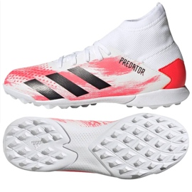 Adidas Predator 20.3 Tf Jr EG0929 Fußballschuhe mehrfarbig weiß