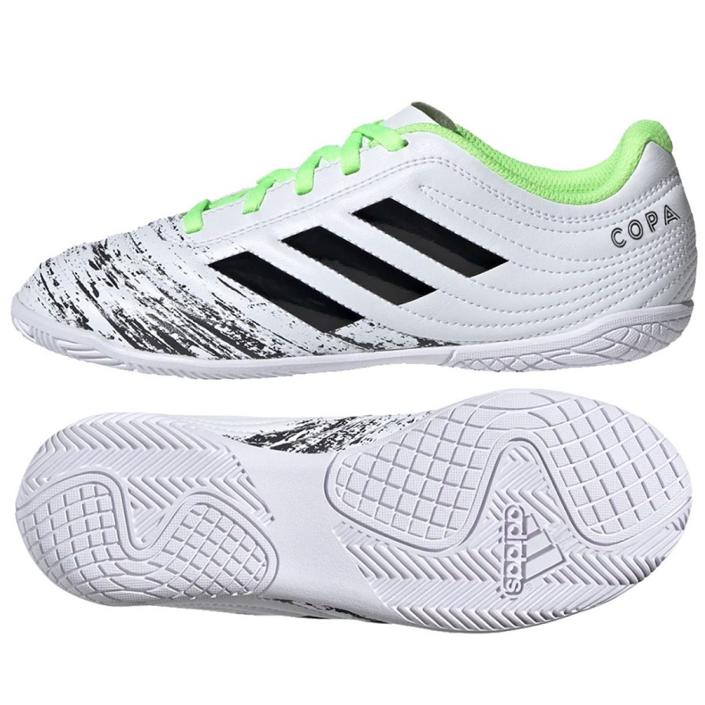 Hallenschuhe adidas Copa 20.4 In Jr EF1927 mehrfarbig weiß