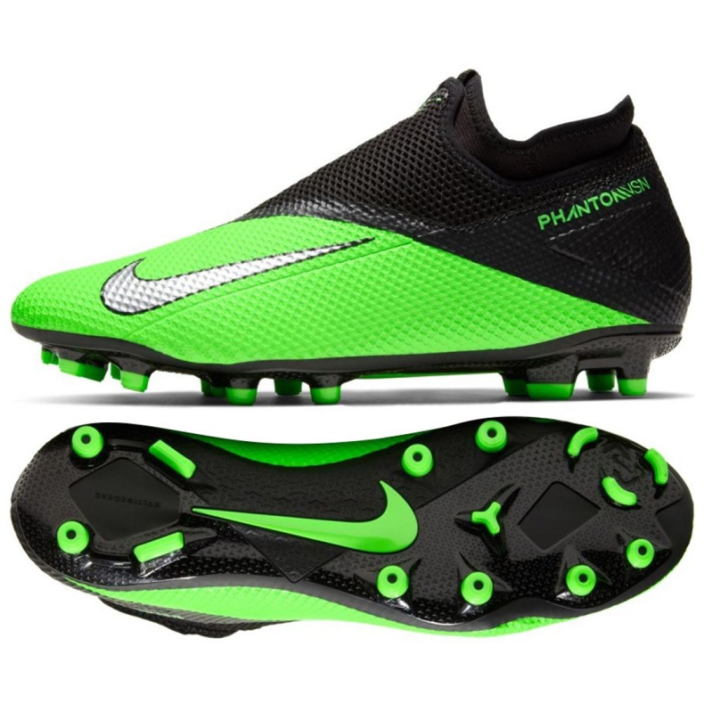 Nike Phantom Vsn 2 Academy Df Fg Mg M CD4156-306 Fußballschuhe mehrfarbig grün