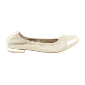 Gamis Bequeme Goldballerinas