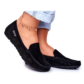 Vinceza Damen Slipper Wildleder Schwarz Papito